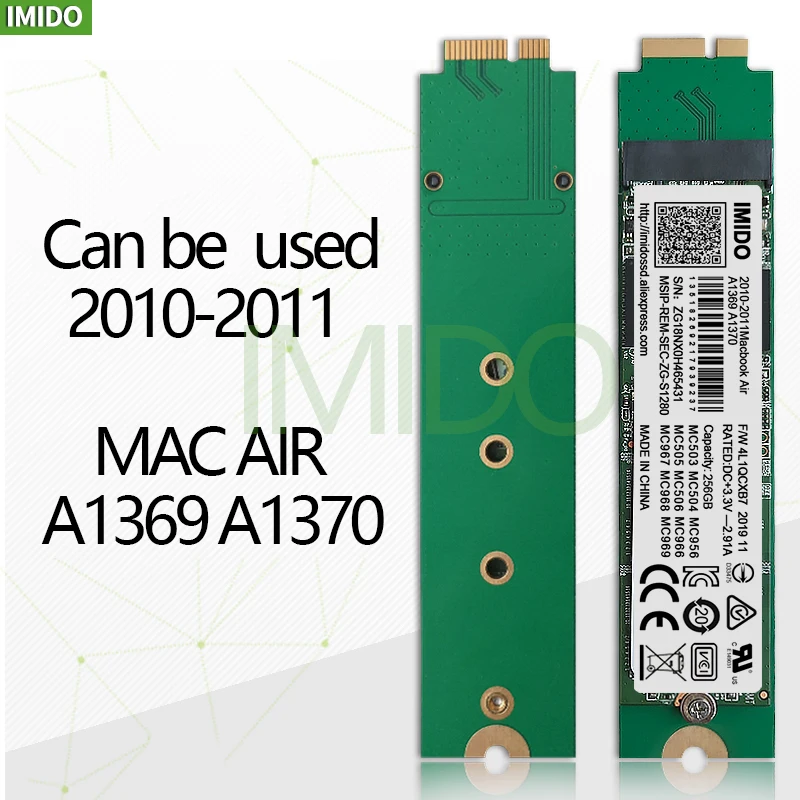 NEW 256GB SSD For 2010 2011 Macbook Air A1369 A1370 SOLID STATE DISK MC503 MC504 MC505 MC 506 MC965 MC966 MC968 MC969 | Компьютеры и