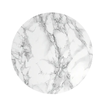 

2x Tablecloth Marble Effect Round Table Cover Cloth Home Dinner 48'' 60''