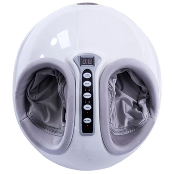 

Health Care Heat Rolling Kneading LED Display Air Pressure Relaxing Shiatsu Leg Foot Massager 110V US Plug White