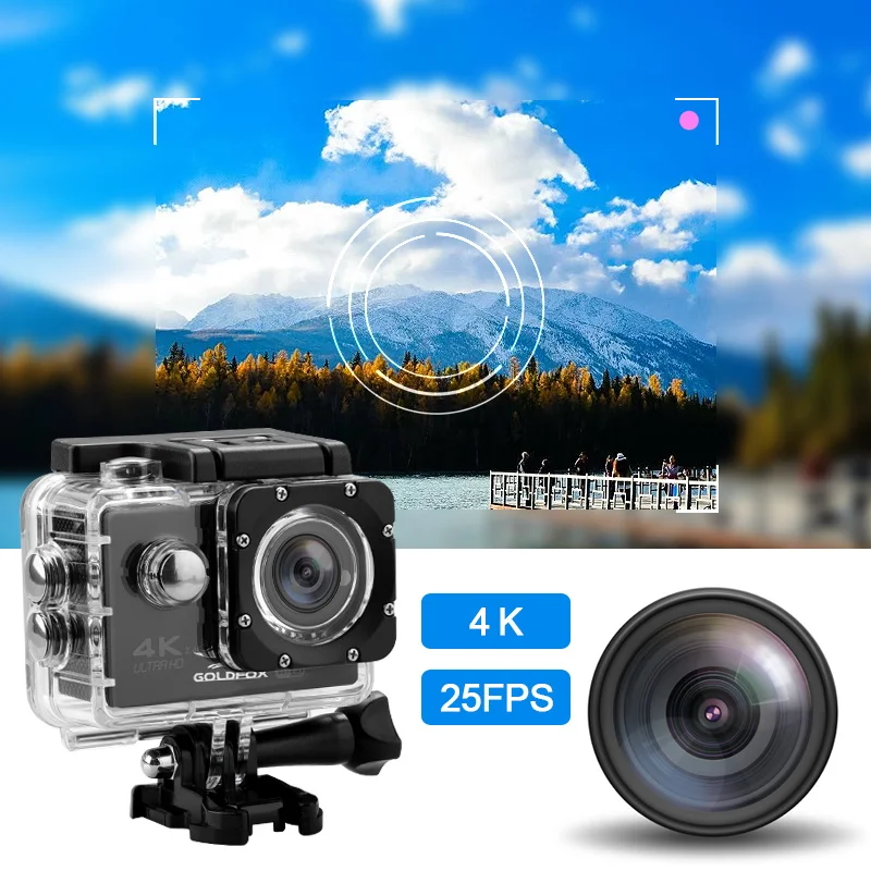 Экшн камера H16R 4K Wi Fi экран 2 0 дюйма 1080P|Экшн-камеры| |