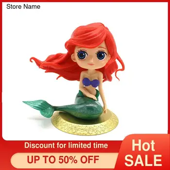 

Cute with Big Eye Mermaid Cake Decorations and Ornaments Cartoon Garage Kit Doll Mermaid Model Garage Kit