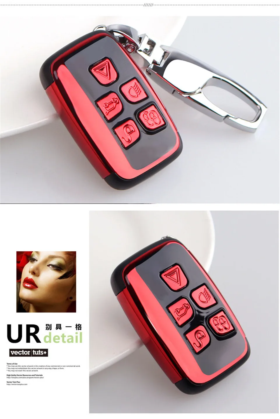 Чехол для автомобильного ключа, набор для Land Rover Range Rover Sport Evoque Freelander2 для Jaguar XF XJ XJL XE C-X16