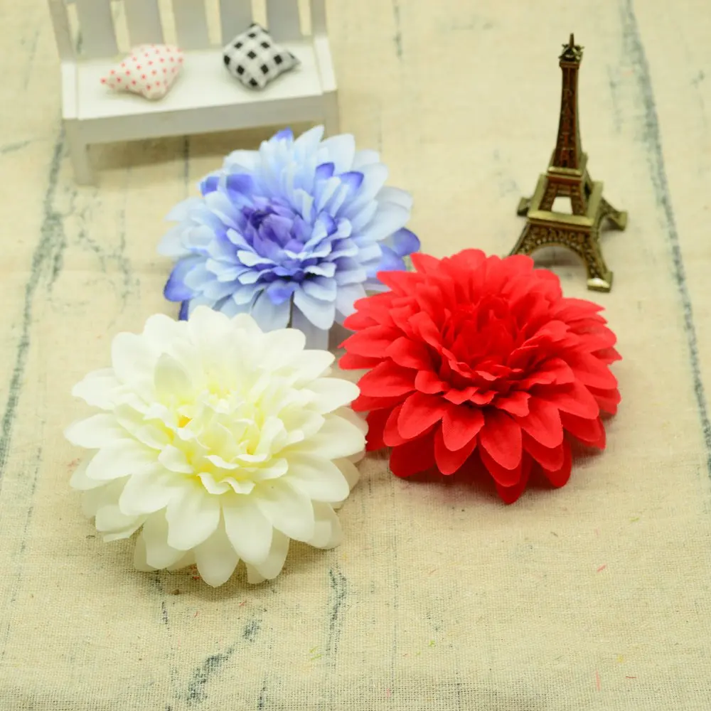 

10/20Pieces 10cm Artificial flower Silk Gerbera for decoration fake plastic flower Christmas home wedding accessory DIY gift box