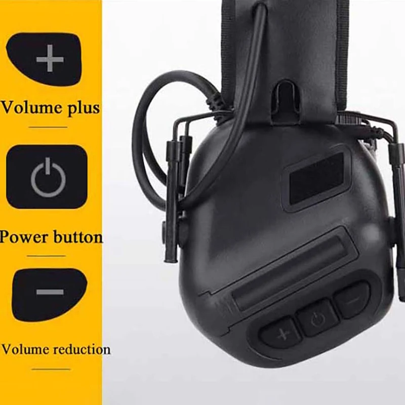Useful Tactical Headphone Multifunction Noise Cancellation Foldable Hunting Shooting Game Protective Headset IPSC Headphone Useful Tactical Headphone Multifunction Noise Cancellation Foldable Hunting Shooting Game Protective Headset IPSC Headphone