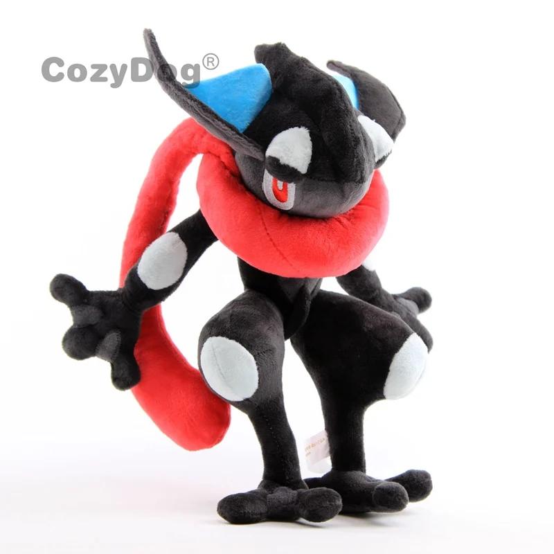 27 см милые черные Greninja плюшевые куклы игрушки из японского Аниме Мягкие игрушки Большой размер дети ребенок Рождественский подарок на день рождения