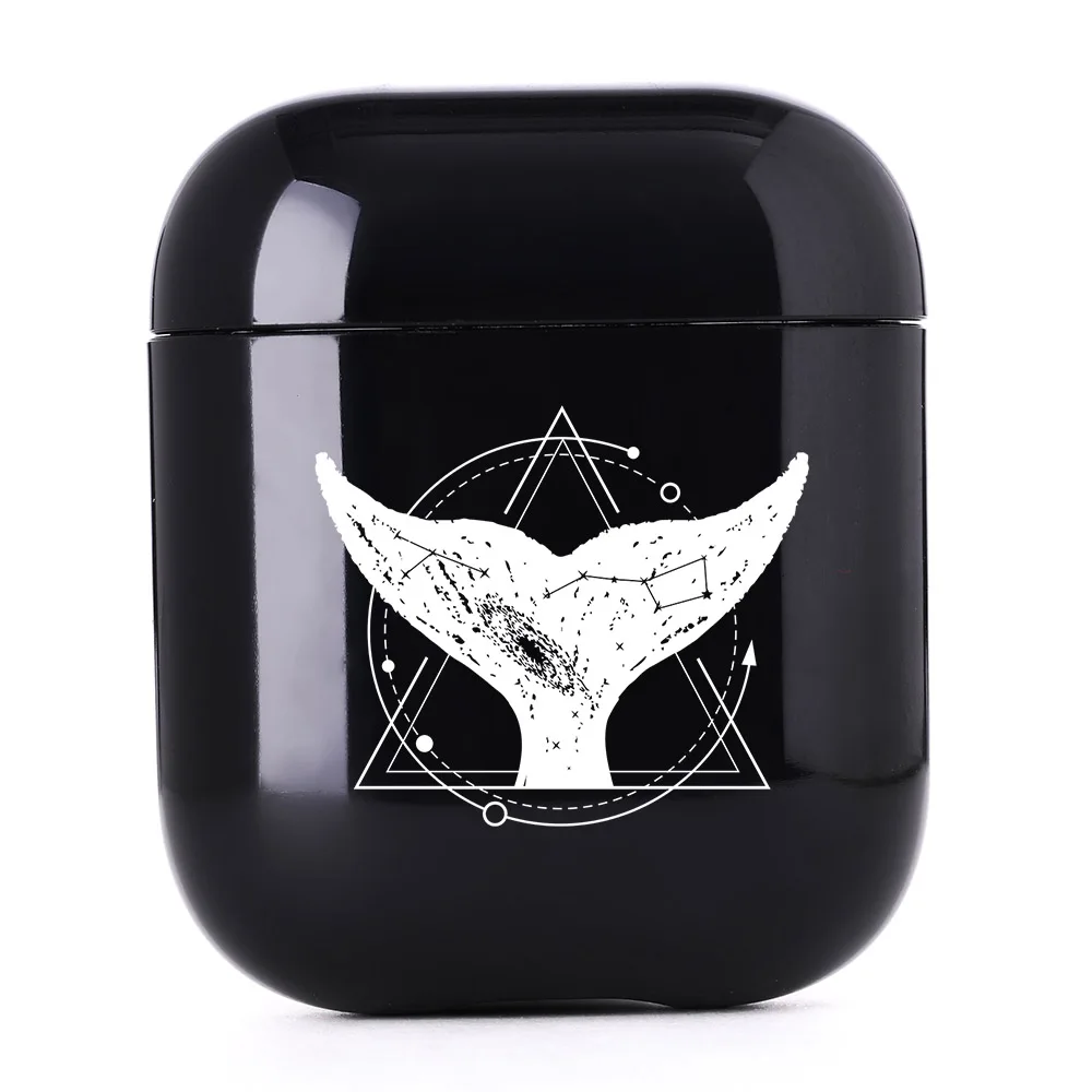 I02215S Жесткий Чехол для наушников s для Apple Airpods чехол милый горный черный роскошный беспроводной Bluetooth чехол для наушников для Airpods чехол Sunrise - Цвет: I02215S