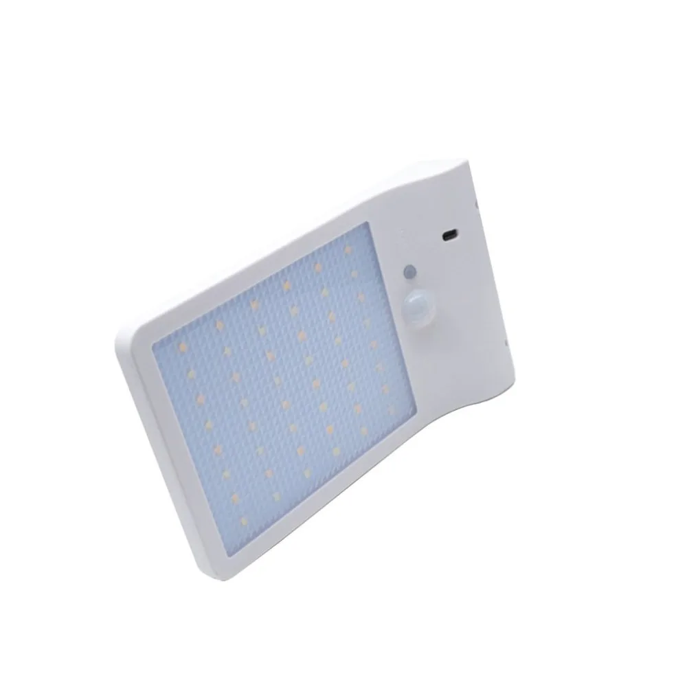 Открытый Солнечный уличный свет 48Led двухцветный Регулируемый садовый свет аварийный пульт дистанционного управления индукционный настенный светильник