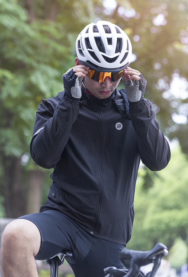 ROCKBORS Cycling Jersey Ultralight Reflective Bicycle Jacket Set Long Windproof Road Mountain Bike MTB Jackets Cycling Sets