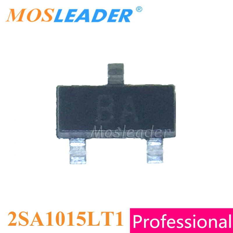Mosleader 2SA1015 SOT23 3000 шт. PNP 150mA 0.15A 50 в A1015 2SA1015LT1-BA 2SA1015LT1 сделано Китае высокое качество |
