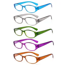 RBENN 5 пар модные женские очки для чтения женские ультралегкие очки для пресбиопии мужские красочные очки для чтения для женщин+ 1,5 2,5 3,5 4,0