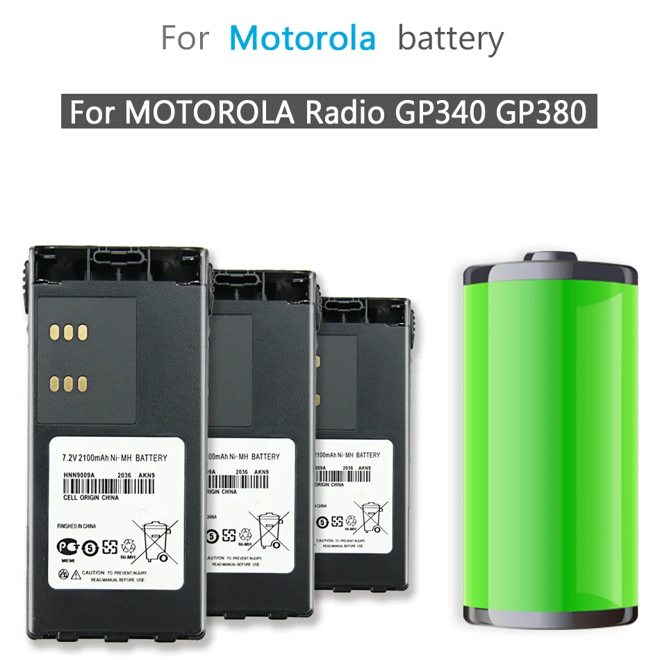 

Аккумулятор HNN9008A 1800 мАч для MOTOROLA Radio GP340 GP380 GP640 GP680 GP320 HT1250 HT750 GP328 GP338 PRO5150 MTX850