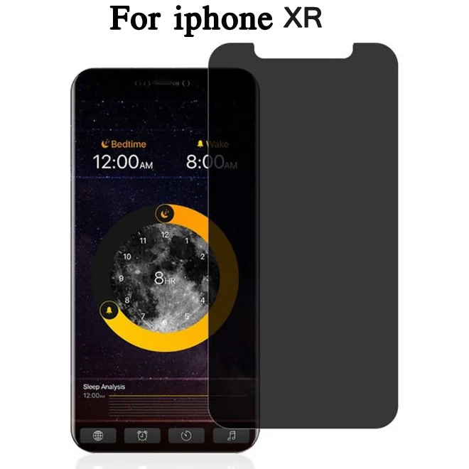9H анти шпион Пип блики конфиденциальности защита экрана для iPhone X XS Max 11Pro Max 6 6s 7 8 Plus 8 Plus Закаленное стекло пленка - Цвет: for iPhone XR