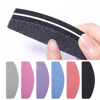 

5 Pcs/Set Nail File Sponge Sanding Grinding Nail Files Buffer Sanding Block Professional Nail Art Tool 8 Colors for Choose