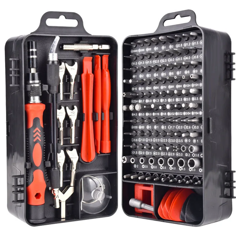 

135 in 1 mobile phone disassembly clock maintenance screwdriver tool Multi function screw driver set Household screw driver tool