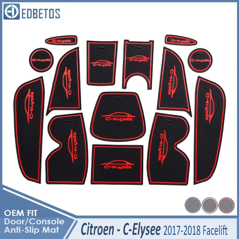Противоскользящий коврик для Citroen C-Elysee C Elysee CElysee аксессуары для подтяжек лица противогрязный Коврик для двери