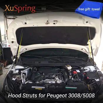 

Car Refit Engine Cover Gas Shock Lift Strut Bars Support Rod For 2017 2018 2019 2020 Peugeot 3008 5008