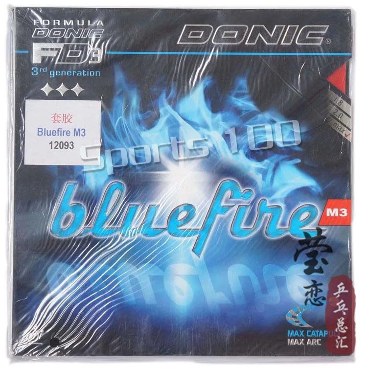 Donic Original Blue fire M3 Bluefire Pips-in BLUE губка для настольного тенниса, резина, сильные прыщи для пинг-понга