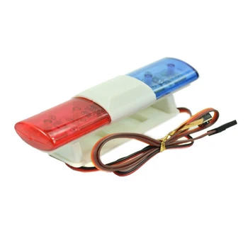 

1/10 Model Modified Lights Simulation Red And Blue Lights 6 Modes 3-channel Switches