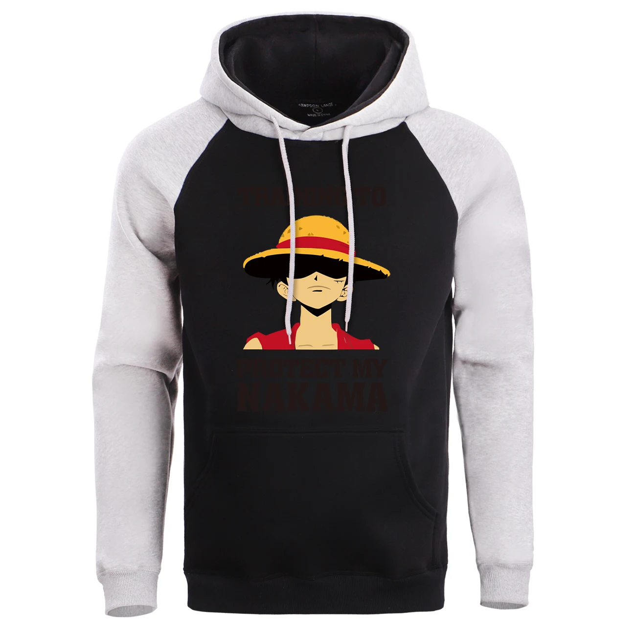 Толстовка мужская цельная толстовка Луффи зимние толстовки мужские пуловеры