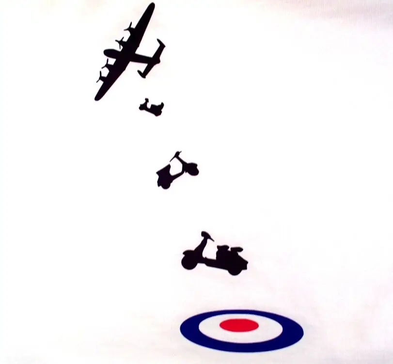 MODS SCOOTER BOMBER TARGET RAF bikes MOD Ретро винтажная Мужская футболка для отца дневная футболка рубашка хипстер harajuku брендовая одежда
