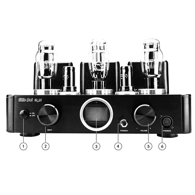 Little Dot A1 6SH7 Tube Amplifier ES9038PRO DSD512 DAC Decoding Amplifier Headphone Amplifier