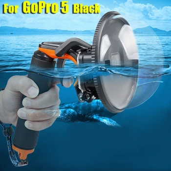 

Diving Dome Port Waterproof Housing Case Cover For GoPro Hero 5/6 Camera Trigger