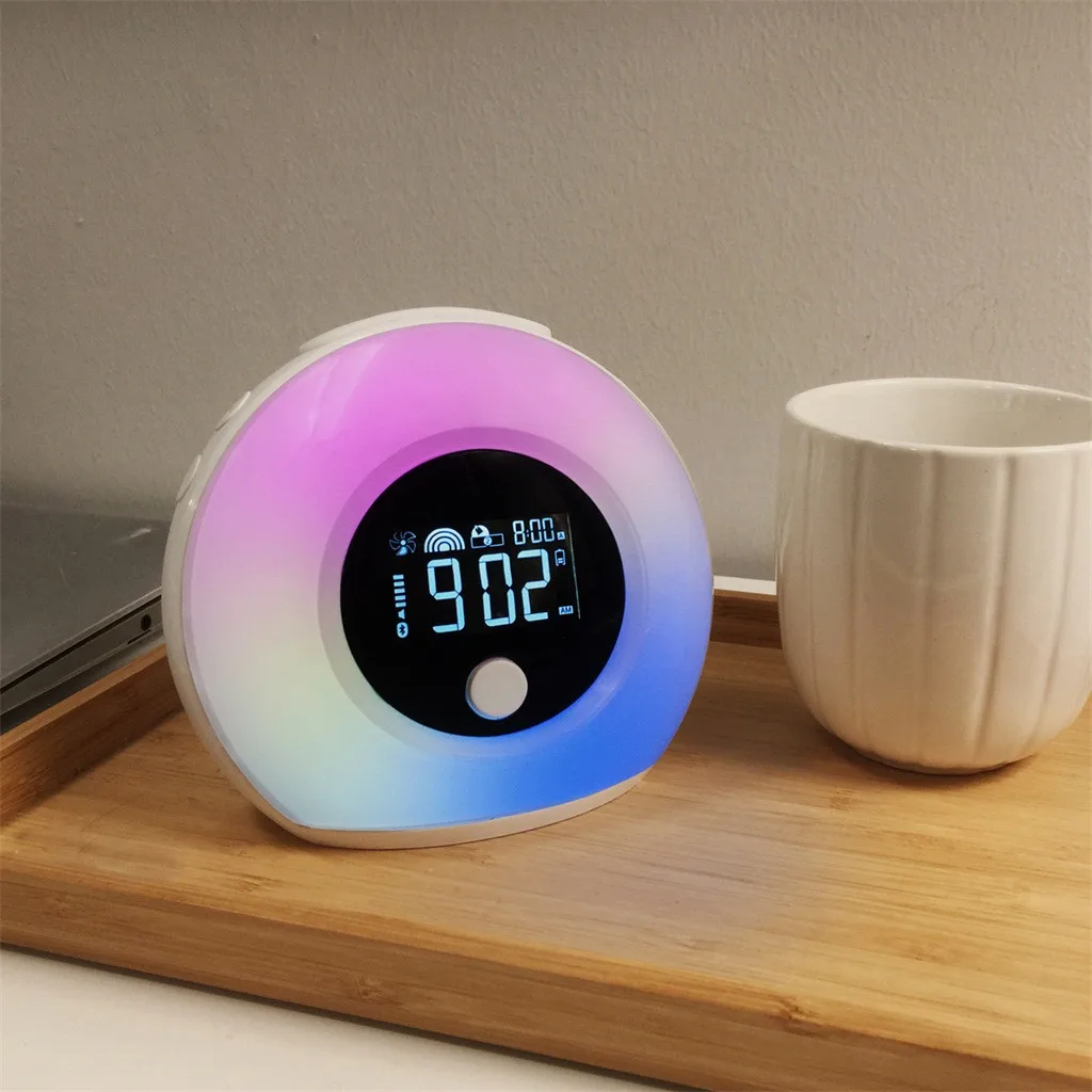Светильник Wake Up с Bluetooth динамиком, настольная лампа с будильником, ночник, светильник, Бытовые аксессуары, Новое поступление