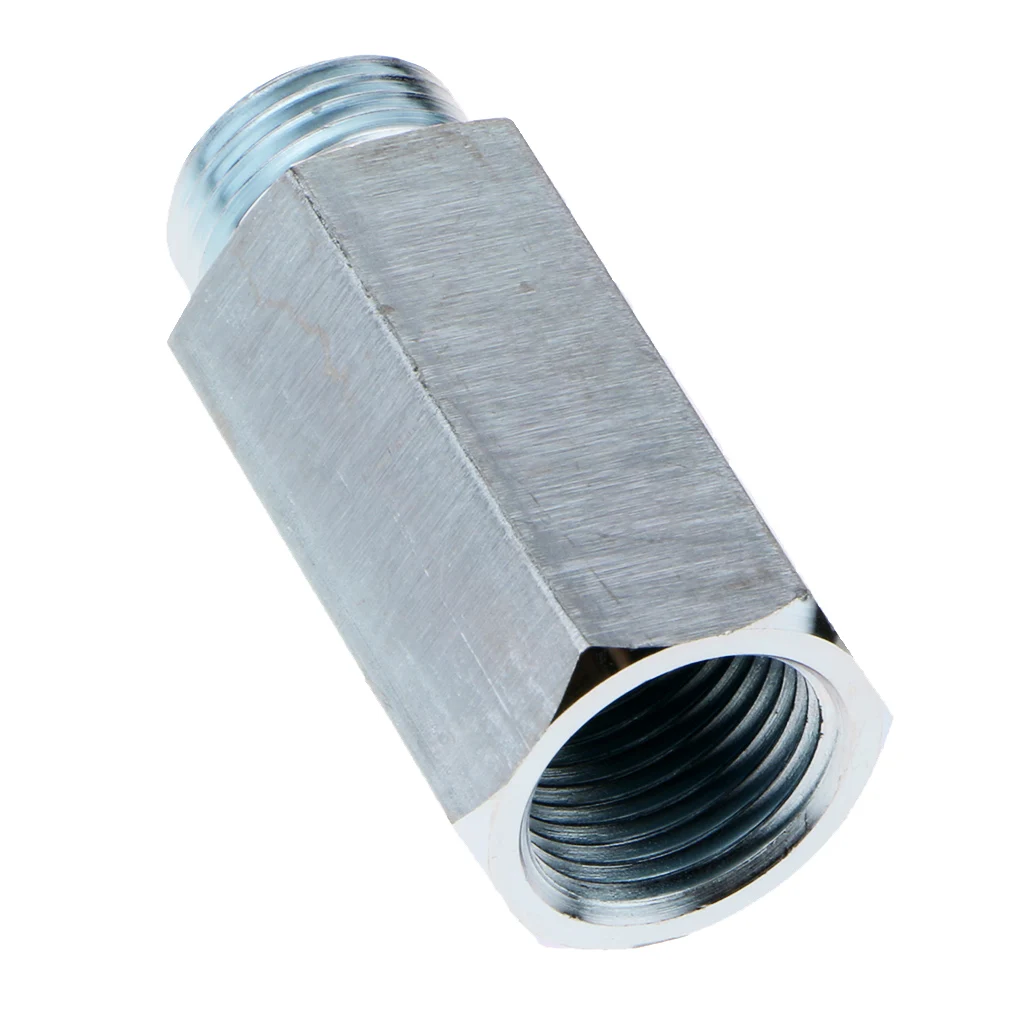 Stainless Steel M18*1.5mm O2 Oxygen Sensor Bung Extension Adapter 50mm