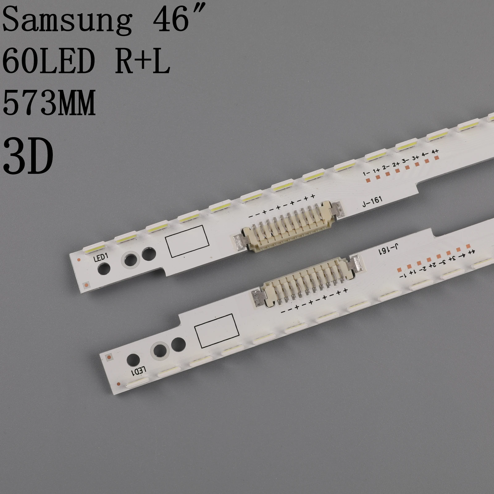 Новый комплект 2 шт. 60 светодиодов 572 мм светодиодная лента для подсветки Samsung