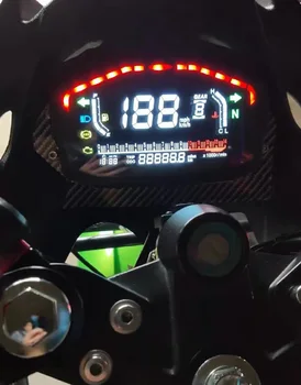 

Motorcycle Modified Color Screen LCD Meter Adjustable Speed 1-6 Speed Water Temperature Oil Gauge For Ducati