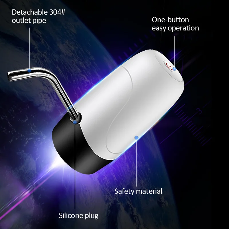 USB зарядное устройство электрический насос ведро автоматический очиститель воды диспенсер воды давление Электрический водяной насос для домашнего хозяйства