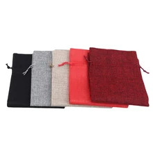 34*14 см цвет имитация льняной шнурок луч карман бутылки вина крышка бутылки вина Пылезащитная Подарочная сумка вечерние украшения сумка