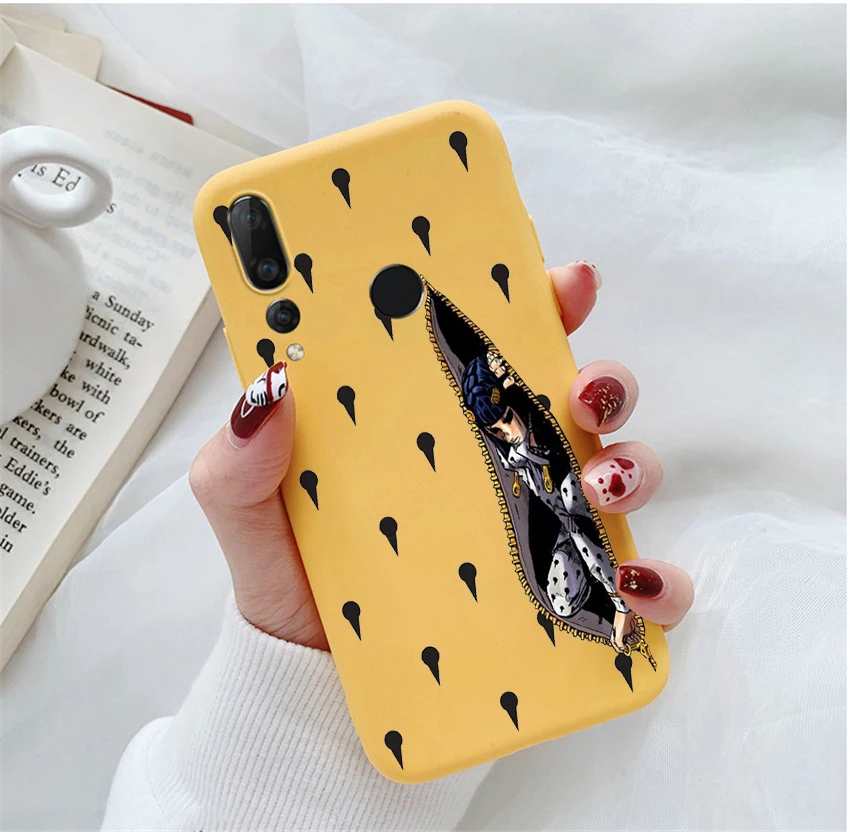 

JOJO's amazing adventure Candy Color Case for Huawei P10 P20 P30 MATE 10 20 Italy Bruno Bucciarati Smart Soft Silicone Case