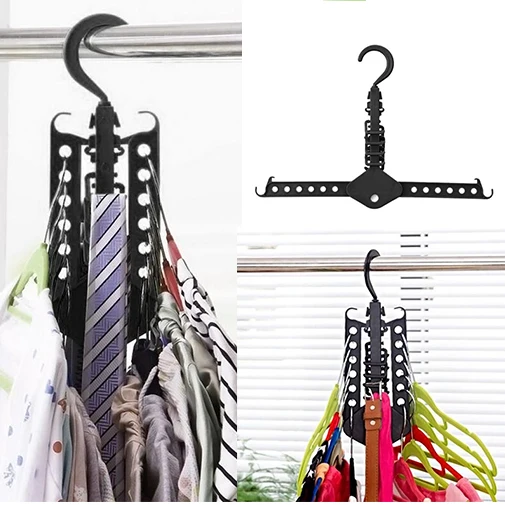 Hanger Clothes Folding Rack Coat Organizer Foldable Closet Multifunction Supply