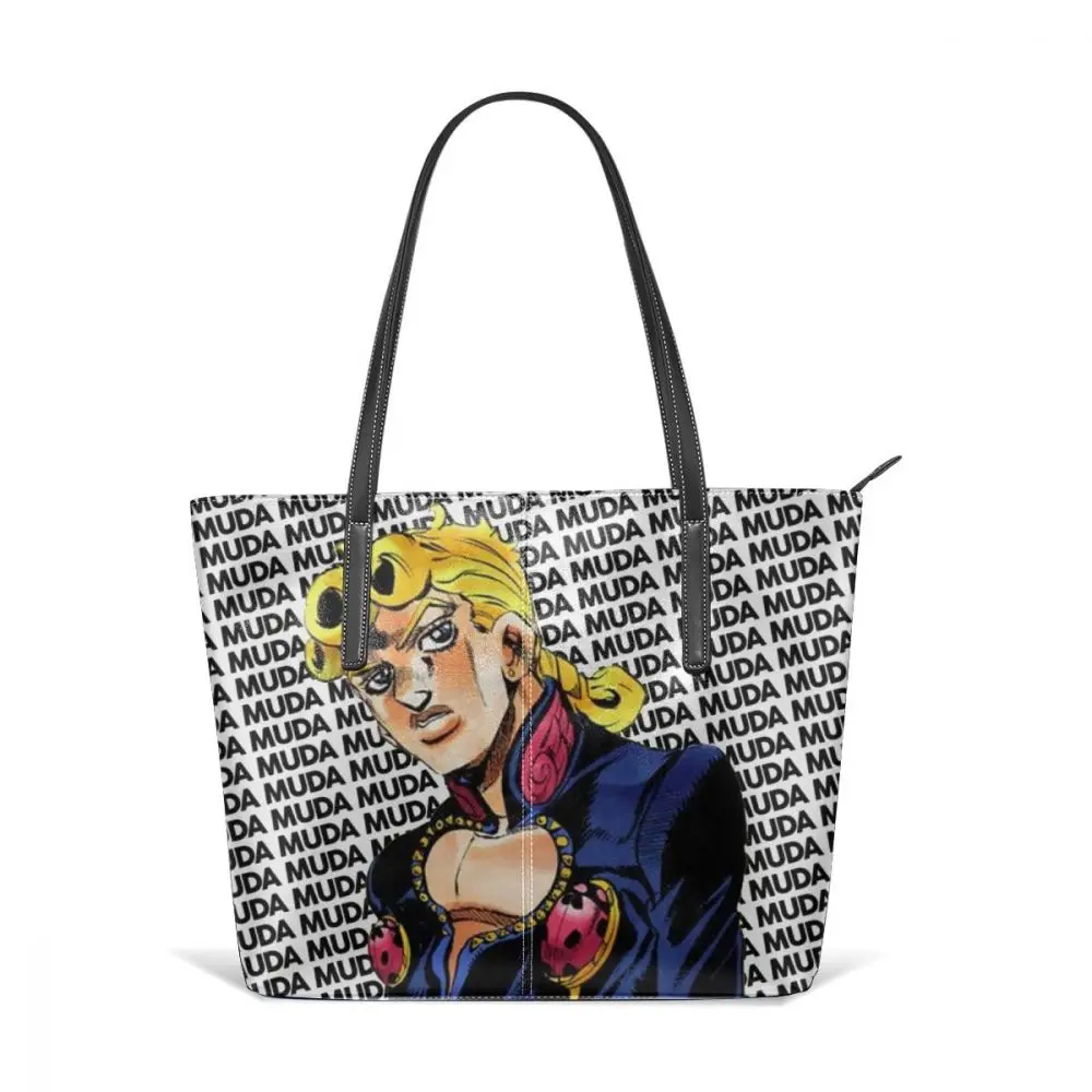 Jojo S невероятное приключение Сумки из натуральной кожи JoJos невероятное приключение JoJolion сумки с верхней ручкой, Для женщин s Свадебные кожаная сумка-тоут сумка Для женщин Сумки - Цвет: JoJos Bizarre