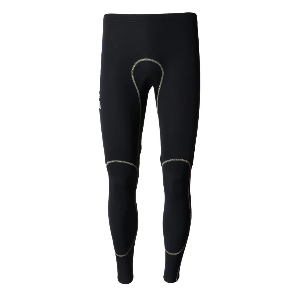 Гидрокостюмы брюки 1,5 мм неопрен купальный костюм каноэ Каякинг серфинг плавательные брюки - Цвет: Черный
