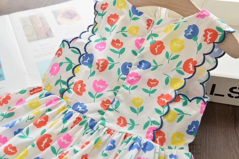 Festa de Aniversário Criança do Bebê Humor Urso Meninas Vestido Novo Verão Casamento Doce Princesa Moda Crianças Roupas 2020 16 Mamãe e Bebê
