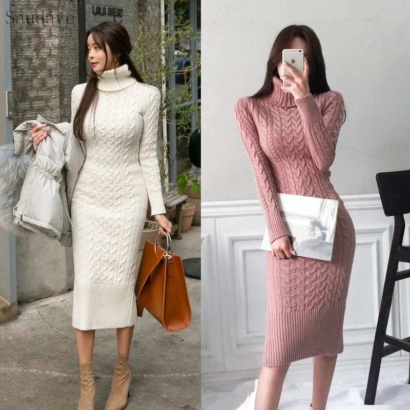 Knit dresses for winter Clearance