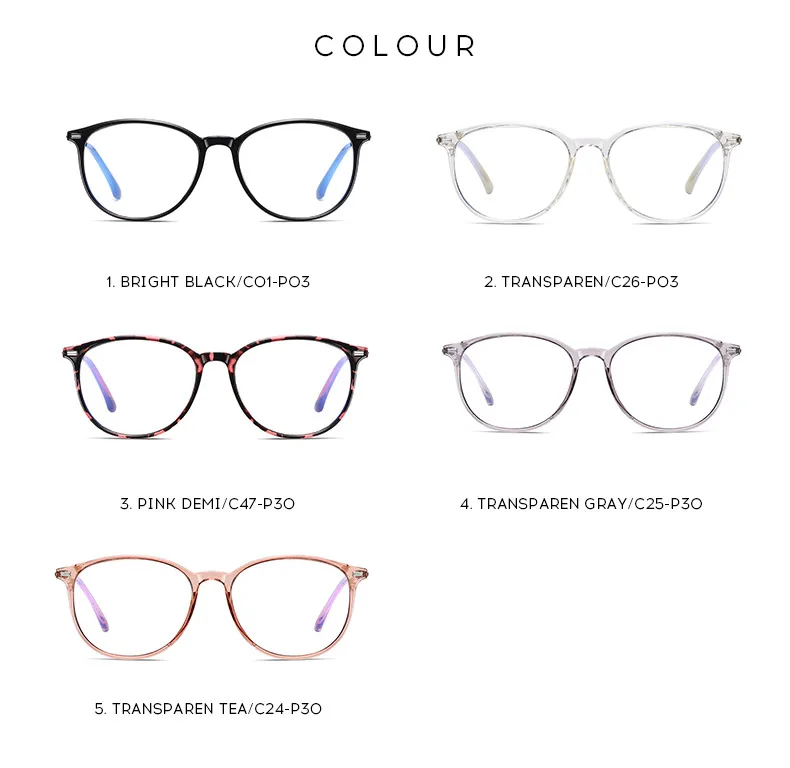 Anti Blue Light Blocking Glasses Women TR90 Eyeglasses Frame Men Prescription Reading Glasses CR39 Lens Hyperopia Myopia Eyewear blue light blockers