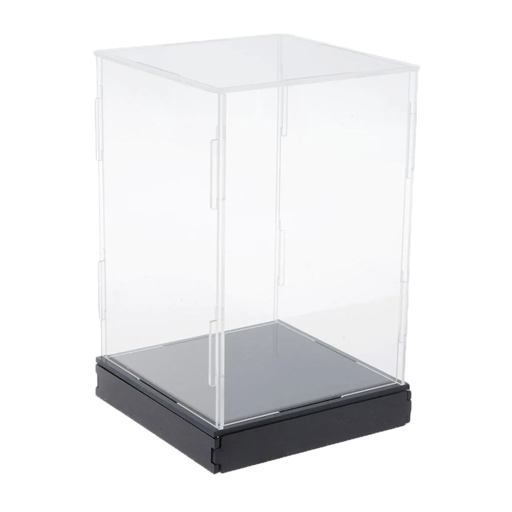 Display Case/Box Dustproof Showcase Character Doll Storage Case Acrylic Plastic Transparent Clear