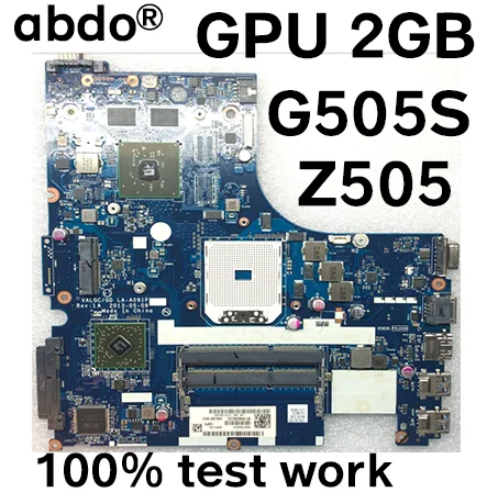 VALGC/GD LA A091P для Lenovo G505S Z505 материнская плата ноутбука GPU HD8570M + 8650M R5 M230 2G 100%