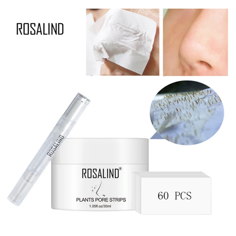 ROSALIND маски для лица от черных точек удаление пилинг носа сужение пор маска сна