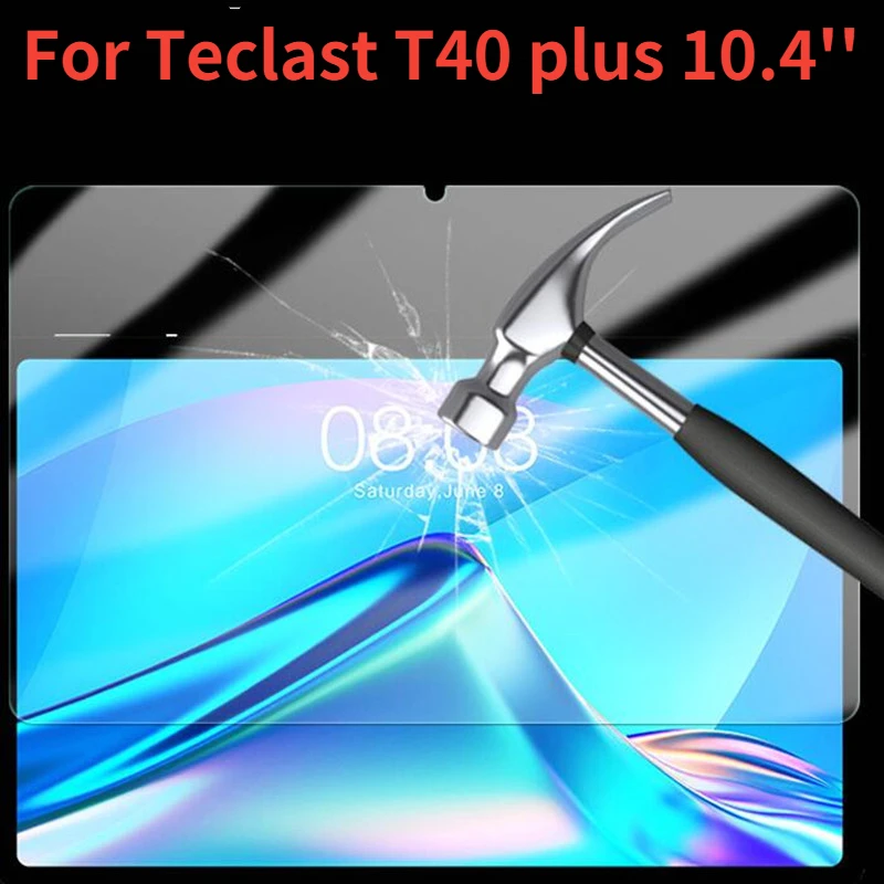 tablet chargers 3PCS Tablet Tempered Glass Screen Protectors For Teclast T40 PLUS 10.4 inch Protective Film Glass Guard 9H 0.33mm T40PLUS detachable keyboard