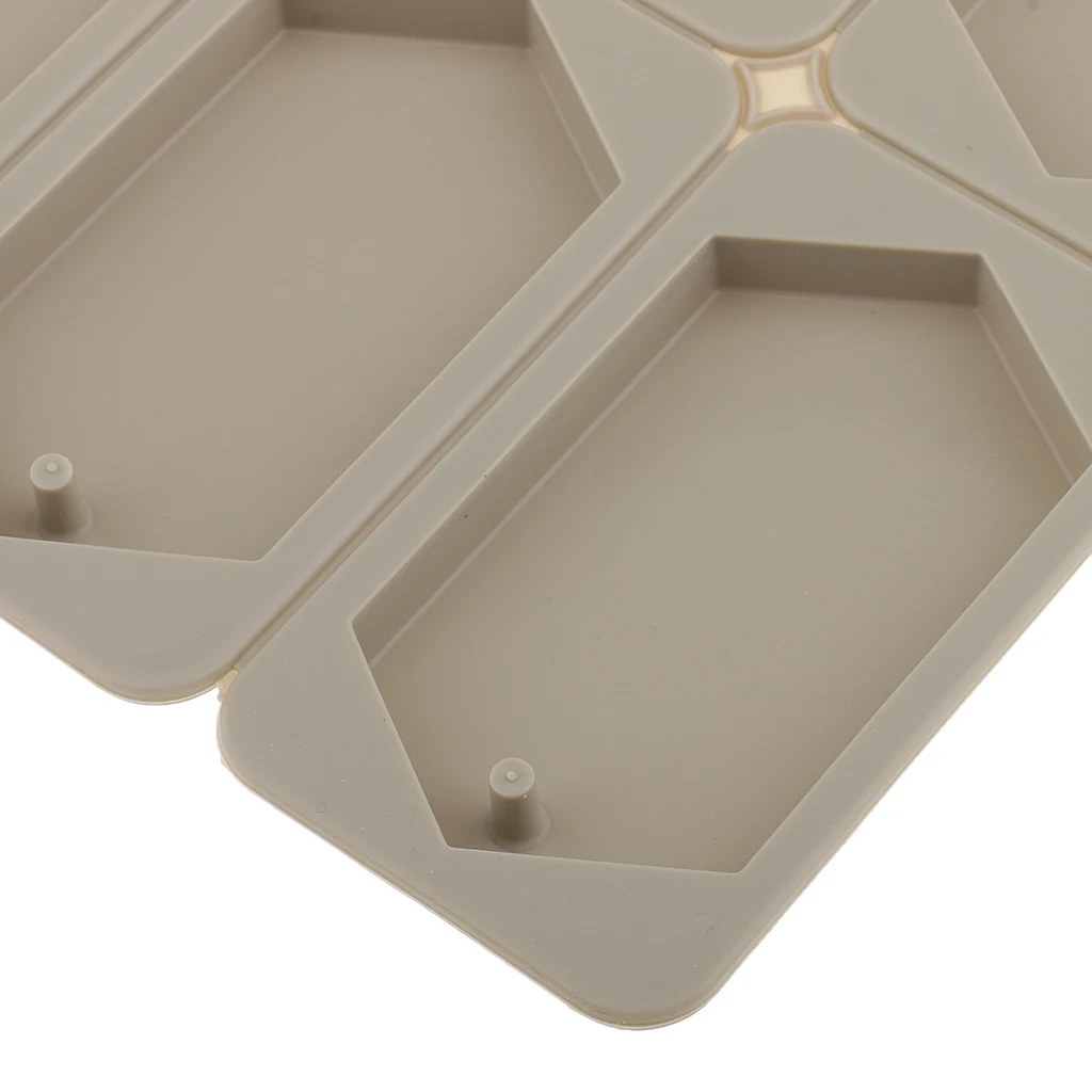 3Pcs Jewelry Casting Mold 18 Cavities Cabochon Silicon Mould with Hanging Hole for Resin Jewelry Making DIY Craft