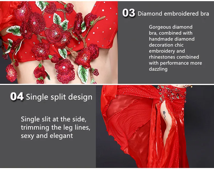 2/3pcs Set New Adult Women Belly Dance Costumes Oriental Belly Dance Skirt Stage Performance Bra Belt Skirt Belly Dance Clothing