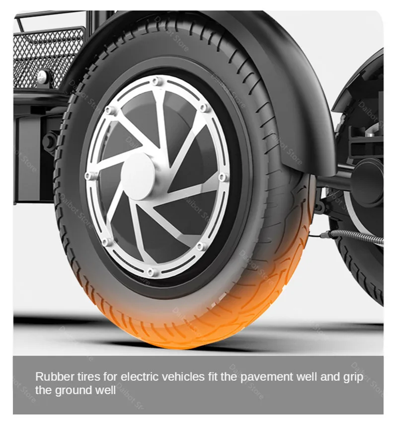 10 Inch Mini Electric Scoooter Three Wheel Electric Scooters With Backshift System 48V 350W 30AH 25KMH Electric Adult Tricycle (7)