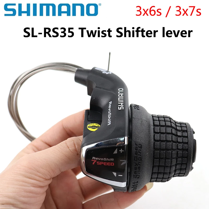 shimano Revoshift SL RS35 3X6s 3X7s grip Shifter 18S 21s Bicycle Bike Shifting lever|Bicycle Derailleur| - AliExpress