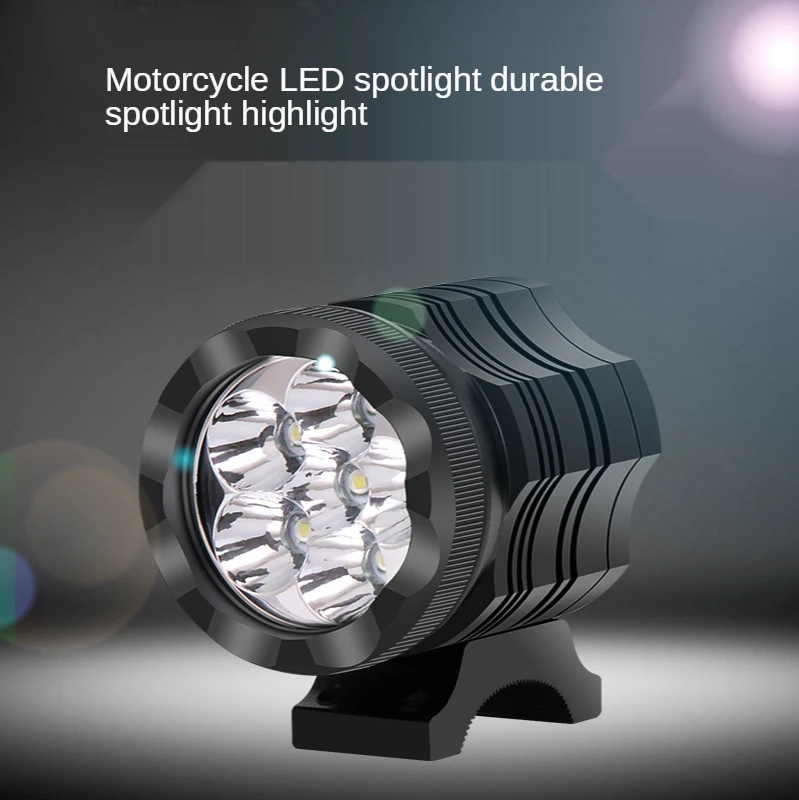 

Chuantu Motorcycle Spotlights External Auxiliary LED Lights Bursts Spotlights Waterproof LED Auxiliary Road Spotlights