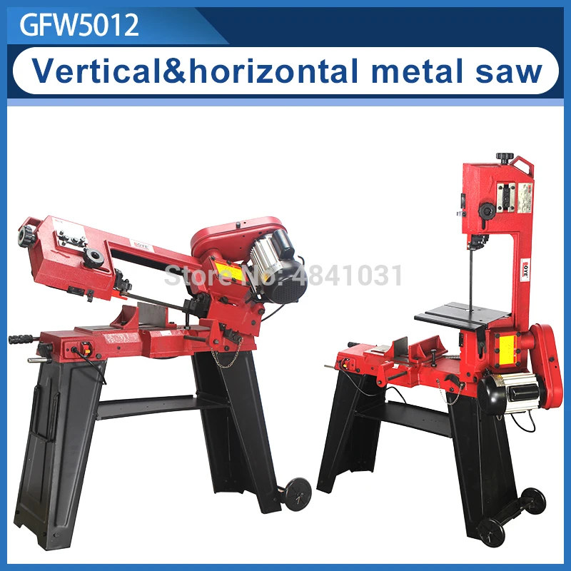 

4"x6"Horizontal/Vertical Metal Cutting Band Saw 4-1/2"Metal band saw woodworking sawing machine
