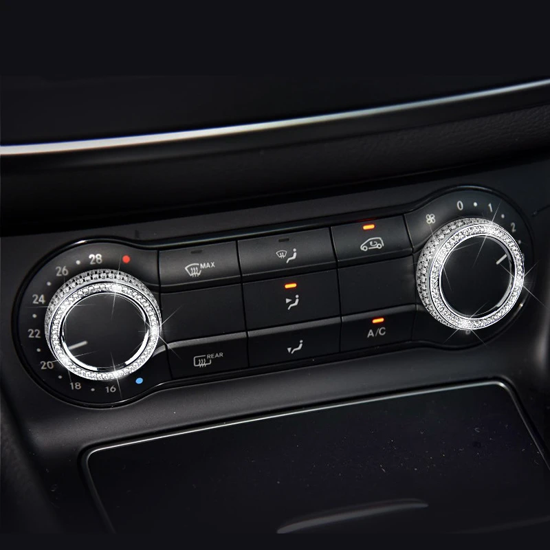 1 комплект Алмазный кондиционер воздуха интерьера A B кондиционер для Mercedes-Benz GLA CLA кондиционер воздуха модификация